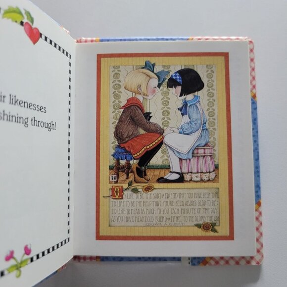 Mary Engelbreit Sister Tiny Book Small Friends Gift Hardcover Dust Jacket 1993 - Picture 6 of 12